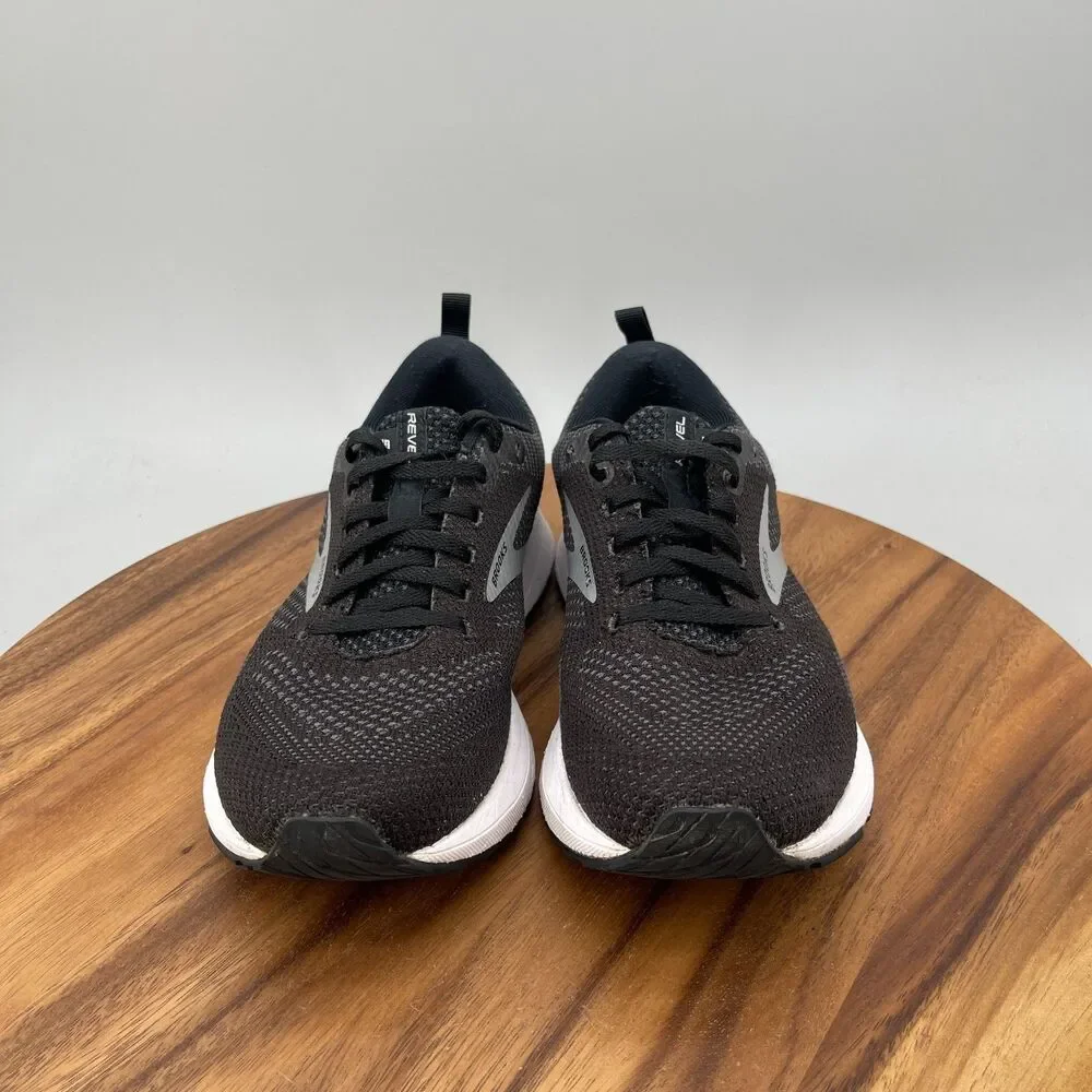 Brooks Revel 5 Shoes Womens Size 9 B Black Running Comfort Walking Sneakers Gym